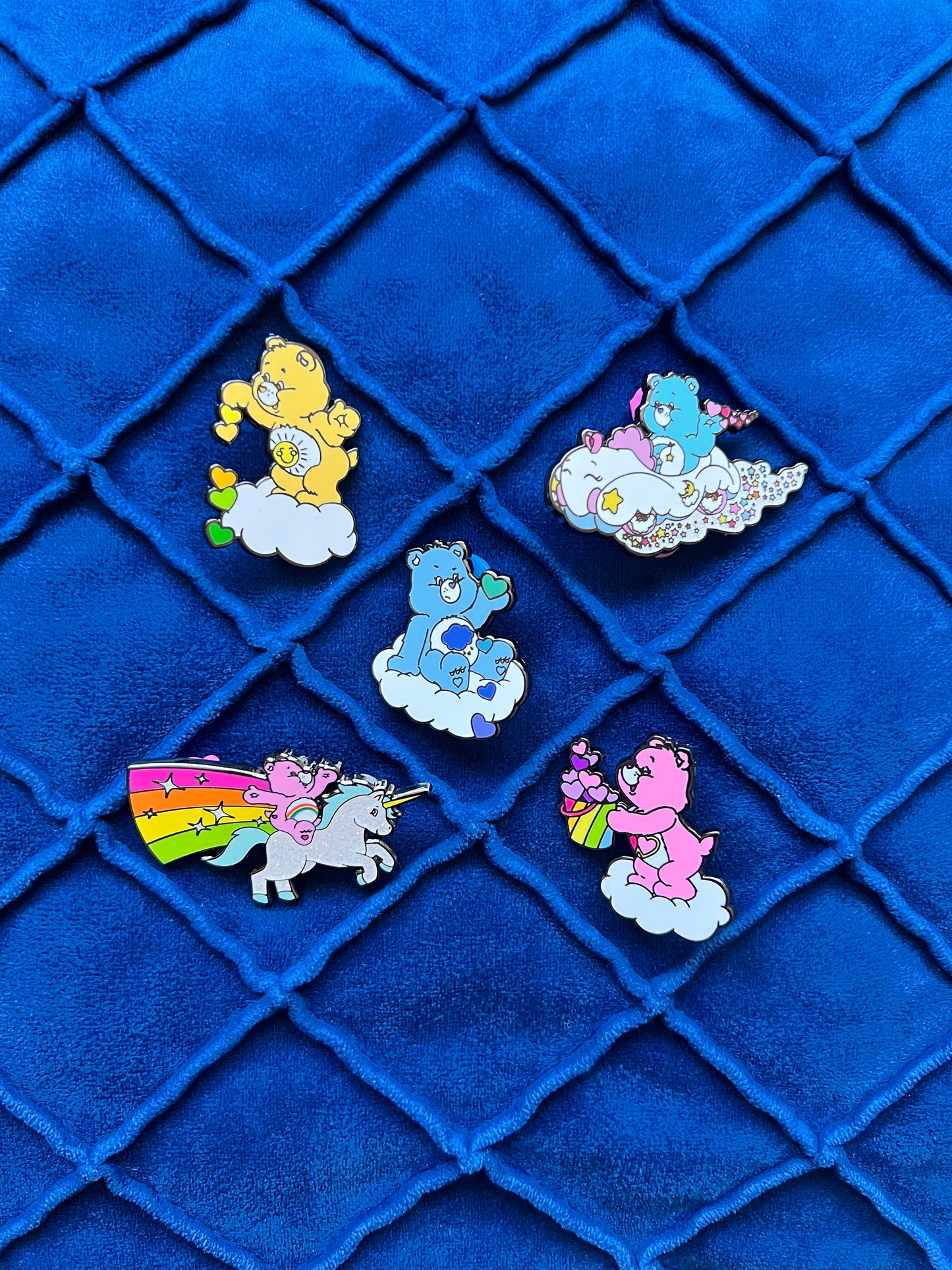 Love-A-Lot Bear Pride Pin, Care Bears