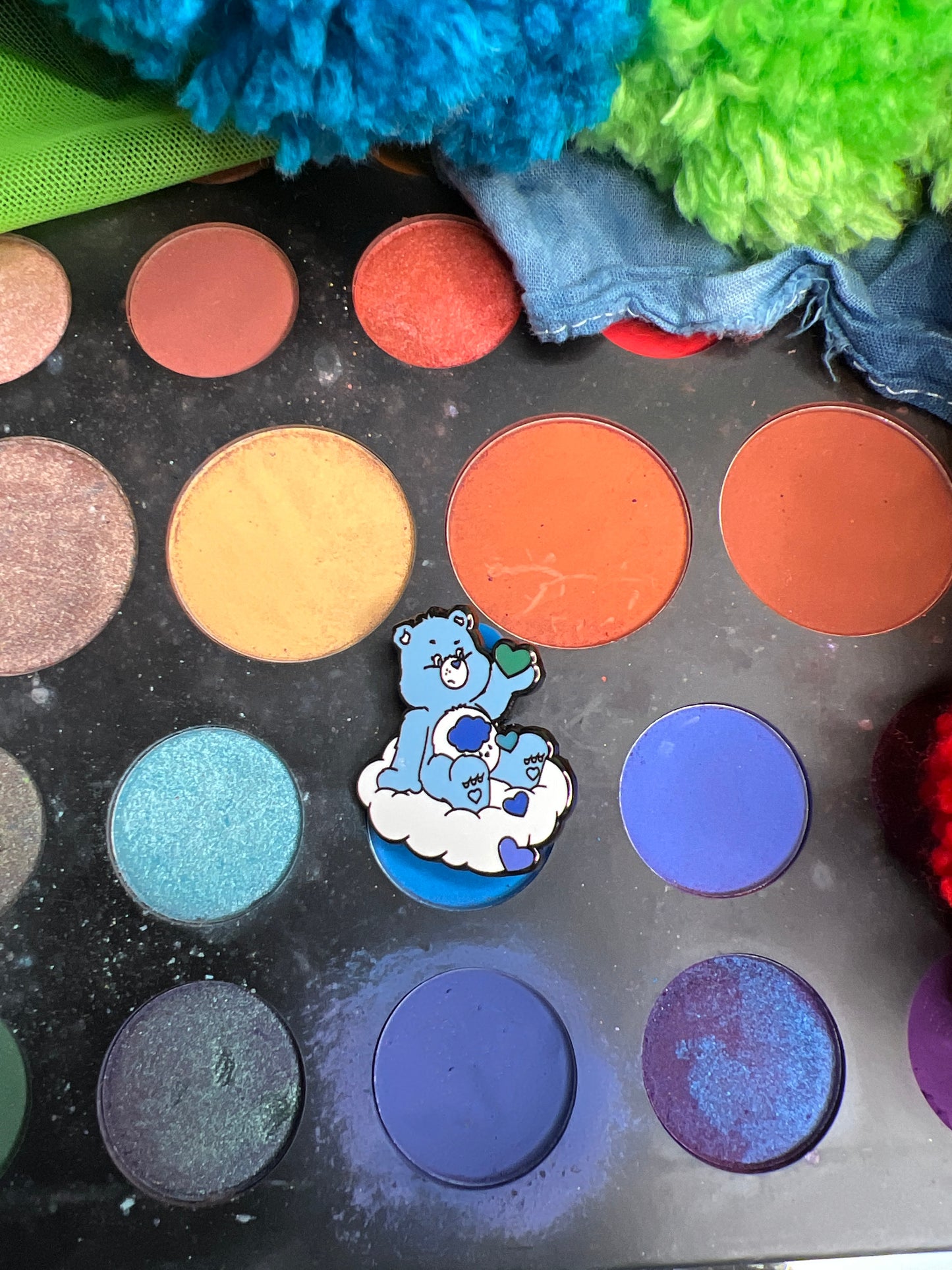 Grumpy Bear Pride Pin, Care Bears