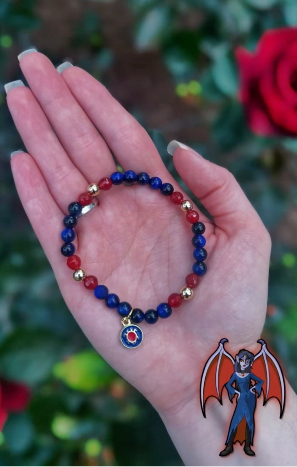 Darkest Faerie Gemstone Bracelet, Neopets
