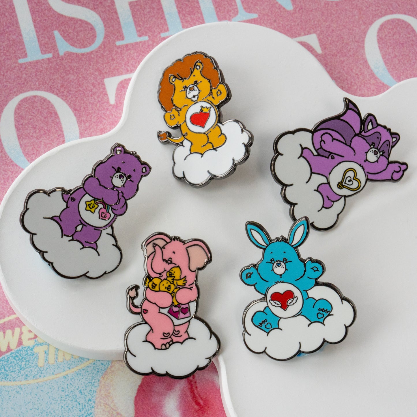 Lotsa Heart Elephant Pin, Care Bears Cousins