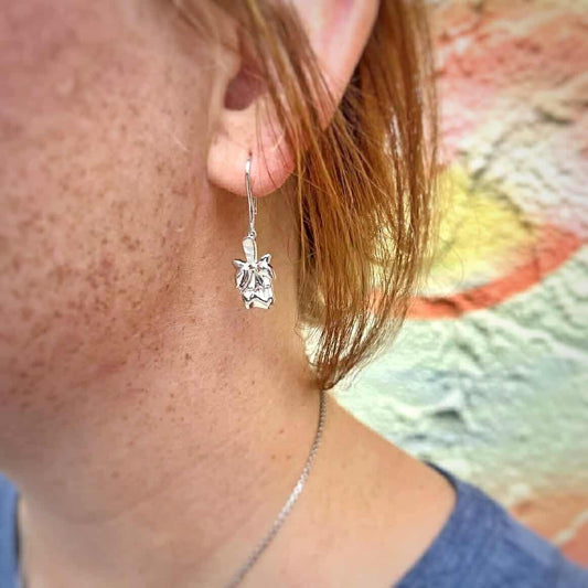 Baby Paintbrush Earrings, Neopets