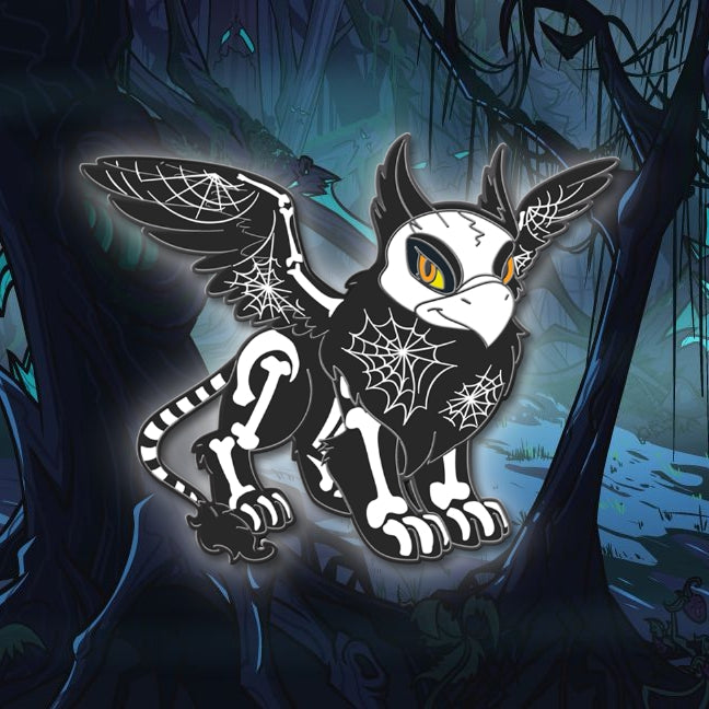 Halloween Eyrie Pin, Neopets