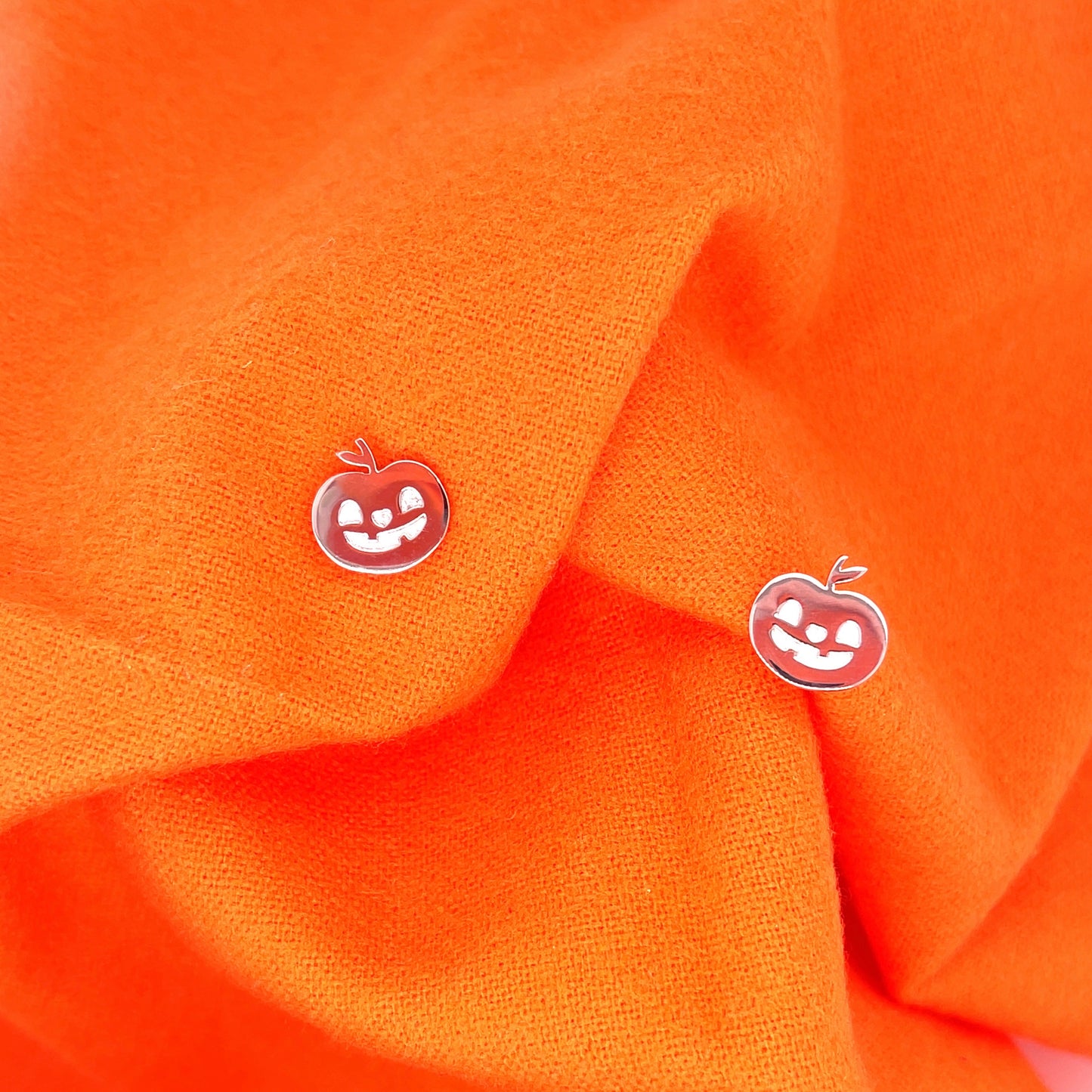 Trick-or-Sweet Care Bears Pumpkin Stud Earrings, Care Bears