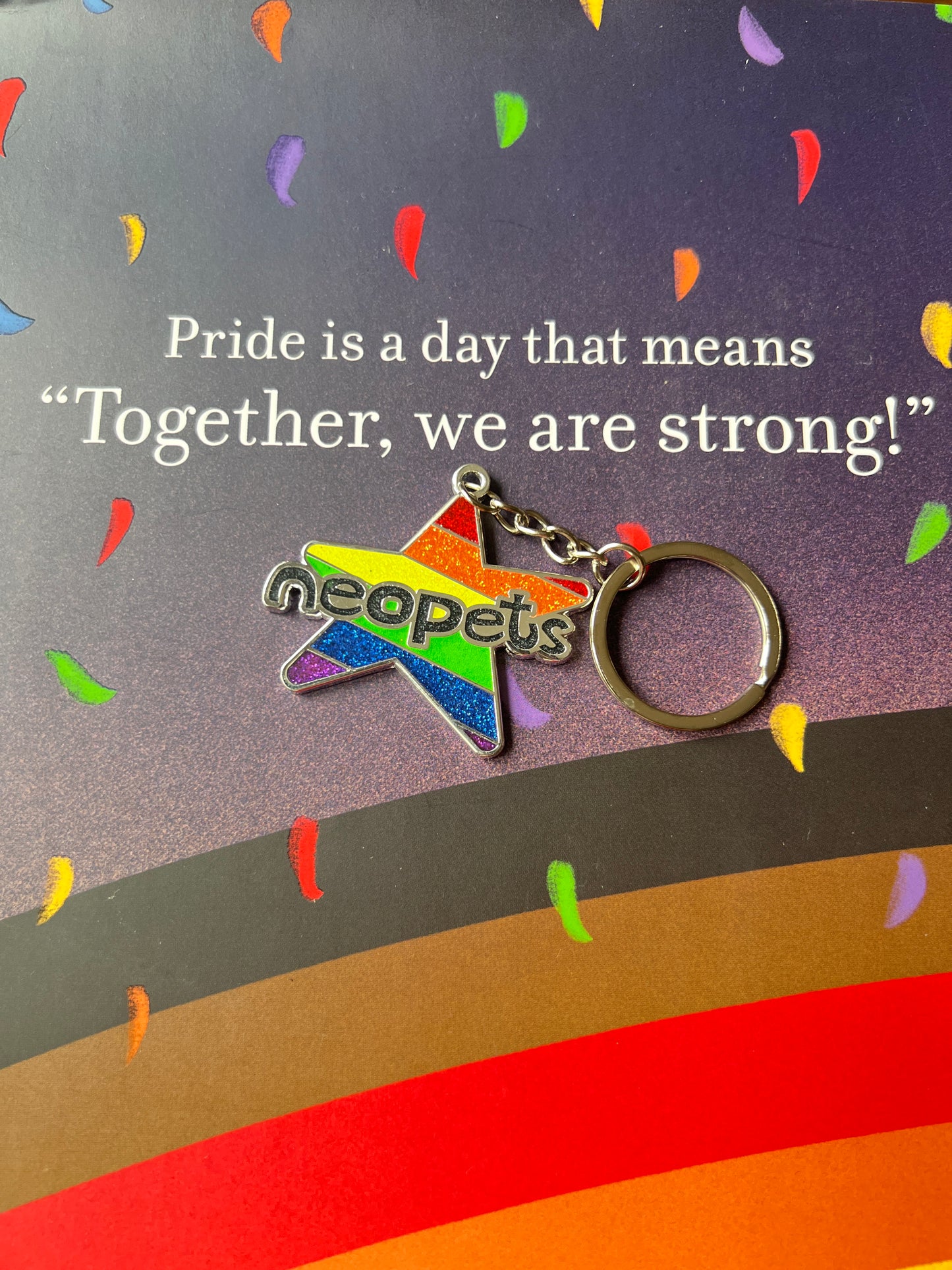 Star Pride Keychain, Neopets