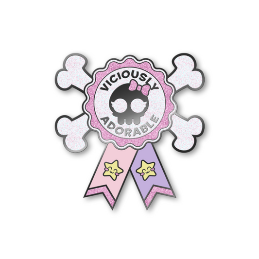 WYP Viciously Adorable Ribbon Pin