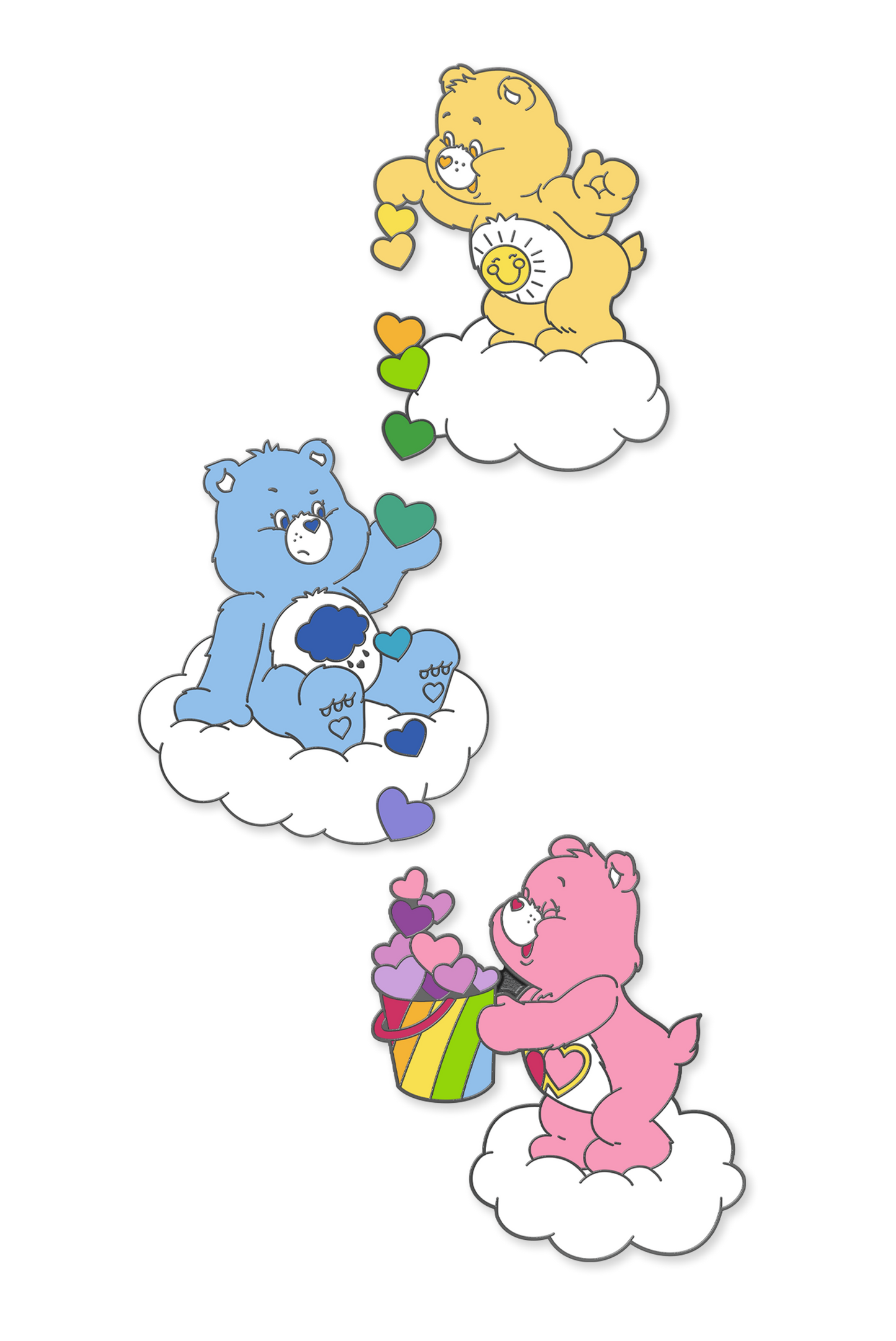 Grumpy Care Bear Pride Pin – What's Your Passion Jewelry